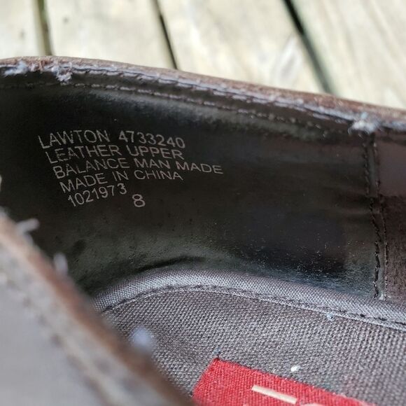 Vintage 90s y2k Esprit Bratz Brown Leather Chunky Block Heel Platform Oxfords - Picture 7 of 8